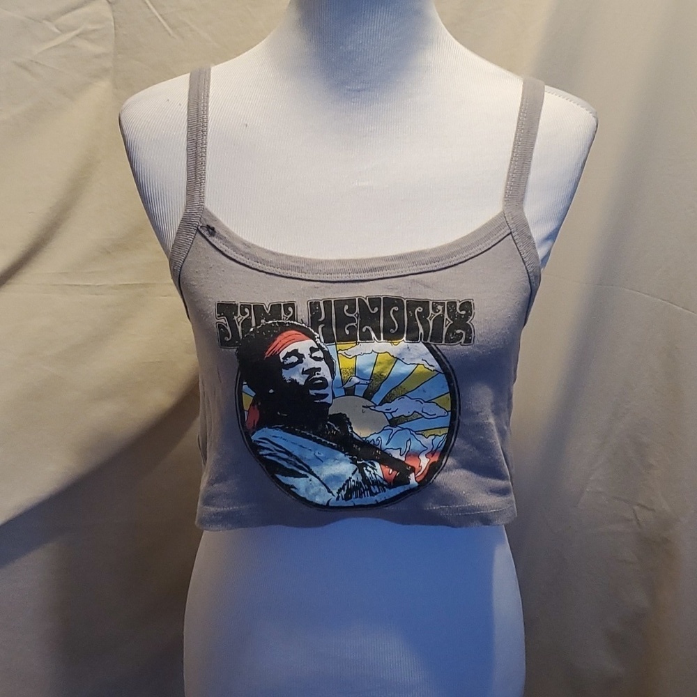 Jimi Hendrix Crop Tank SZ S/M